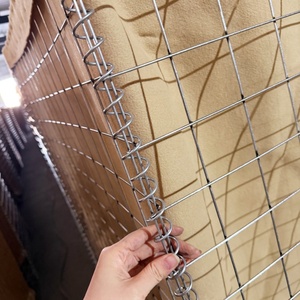 <span class=keywords><strong>Gabion</strong></span> en treillis soudé galvanisé à chaud Direct FactoryEarth pour barrière défensive / bastion de défense / stand de tir - Product Image 1
