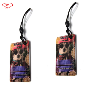 명함 미니 태그 로고 13.56MHz 스마트 NFC 태그 및 <span class=keywords><strong>QR</strong></span> 코드와 사용자 정의 인쇄 NFC 개 키 체인 - Product Image 3