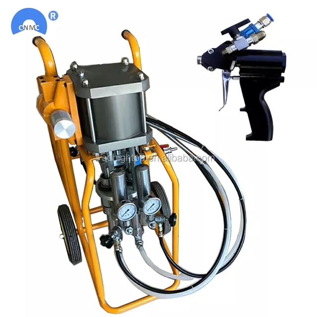 Two Component Insulation Foaming Polyurethane Pneumatic High Pressure Airless Sprayer/spray Machine