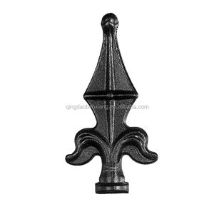 Ornements de sommet de portail et de clôture en fonte, lances de bonne qualité - Product Image 4