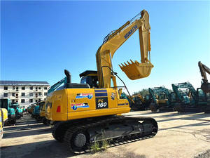Excavatrice sur chenilles Komatsu 160 d'occasion en bon état, 16 tonnes, PC160-7 à vendre - Product Image 3