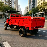 Camion benne agricole tout-terrain 4x4 DYC-18 à moteur diesel, idéal pour vergers et chantiers de construction
