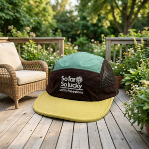 Gorra de Campamento de Malla Perforada de Secado Rápido <span class=keywords><strong>Bill</strong></span>, con Logotipo Bordado Personalizado, Sin Estructura, de 5 Paneles, para Senderismo al Aire Libre, Gorras, Casquette - Product Image 1