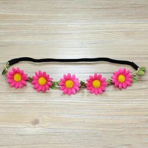 Diademas Bohemias con Flores Tropicales, para Primavera, Verano, Playa, Vacaciones, Novia, Boda, Corona Floral de Margaritas y Girasoles - Product Image 3