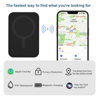 Cargador Inalámbrico de Lujo con Certificación MFI, Localizador GPS para IOS, Billetera Inteligente con Navegación, Porta Tarjetas Magnético