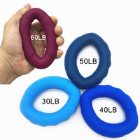 Agarrador de Mano Ovalado de Silicona, Anillo de Entrenamiento de Fuerza, Expansor de Dedos, Gimnasio, Fitness, Entrenamiento de Potencia