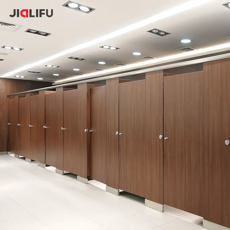 waterproof compact laminated hpl toilet partition cubicles