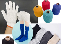 Latex personnalisé en caoutchouc recouvert de fil élastique élevé latex en caoutchouc naturel pour gants/chaussettes