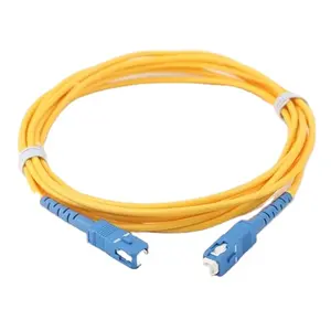 SC/APC-SC/APC单工单模SX SM光纤引入电缆跳线和跳线，用于电信中的光纤到X