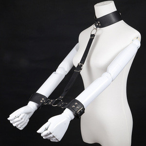 Collar <span class=keywords><strong>de</strong></span> Choque para Esclavos HM, Collar <span class=keywords><strong>de</strong></span> <span class=keywords><strong>Cuero</strong></span> con Esposas, Esposas <span class=keywords><strong>de</strong></span> Bondage SM, Máquina <span class=keywords><strong>de</strong></span> Succión para Hombres - Product Image 2