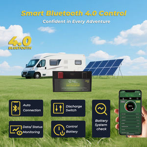 Paquete de batería de iones de litio Lifepo4 vendido en fábrica 12,8 V 320Ah BT Ve.CAN para RV Camper Motorhome - Product Image 5
