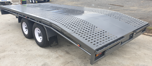 3500KG GTM Grande remorque de transporteur de voiture Remorque plate-forme robuste avec échelle - Product Image 5