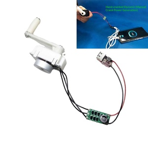 Générateur portable d'énergie <span class=keywords><strong>extérieur</strong></span> 220V 160W à manivelle, chargeur de téléphone portable 30k mAh avec affichage numérique en plastique - Product Image 4