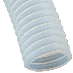 Venta caliente Transparencia Plástico Flexible PTFE Tubo corrugado Tubo de PTFE