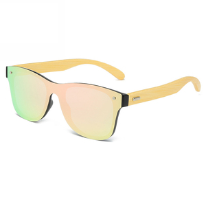 2024 Goedkope Groothandel Custom Logo Meerdere Kleur Frame Heren Dames Gerecycled Bamboe Zonnebril Met Ac Zonnebril <span class=keywords><strong>Lens</strong></span> - Product Image 6