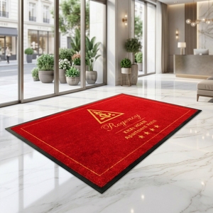 Alfombra de Entrada Personalizada de Nailon Impreso Lavable para Garaje, Nueva Alfombra de Bienvenida de Goma de Nitrilo Impresa a Color - Product Image 1