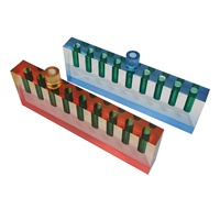 Support de bougie de manora de Lucite pour hanoukah personnalisé acrylique hanoukka Menorah