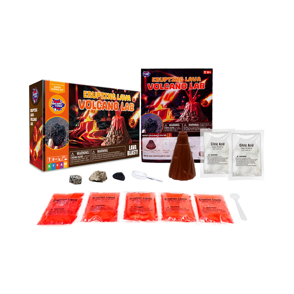 Kit scientifique sur les éruptions volcaniques