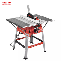Scie à Table Portable 10 Pouces Multi-Fonction Pour Maison Outils Électriques de Menuiserie Conception Horizontale pour Machine à Découper le Bois