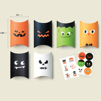 Boîte cadeau pour Halloween directe coréen, conteneur d'oreiller à bonbons, emballage créatif personnalisé, expédition gratuite
