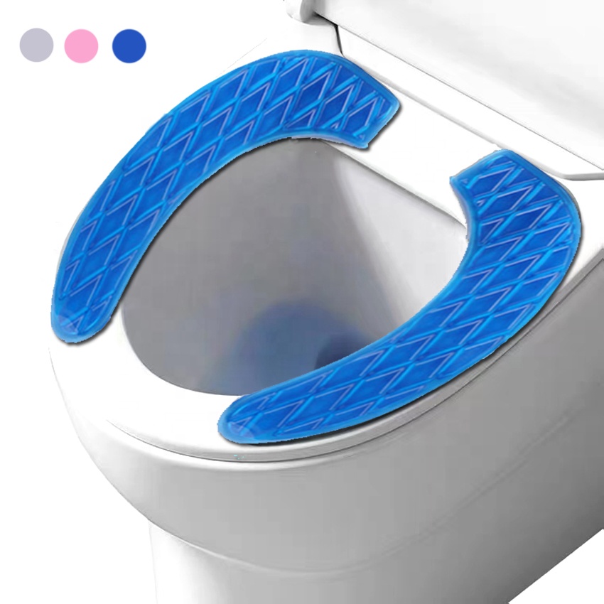 Гелевая накидка на сиденье унитаза, мягкая накидка на сиденье унитаза, удлиненные самоклеящиеся гелевые подушки, максимальное снижение давления, U ShapeHA01672
