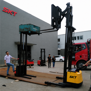 รถยกพาเลทไฟฟ้า High Lift CDD10-070 รับน้ำหนัก 1000 กก. สำหรับการวางซ้อนตู้คอนเทนเนอร์ - Product Image 2