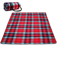 Tapis de pique-nique portable en acrylique imperméable et pratique pour le camping à la plage