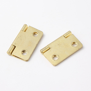 Furniture Hinge 1.5 Inch Wide Rounded Corner Metal Surface Mount Durable Retro Style - Product Image 3