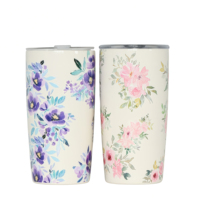 Gobelet isotherme en acier inoxydable 304 à double paroi de 20 oz avec couvercles, tasse à eau thermique avec logo personnalisé pour le vin, le café