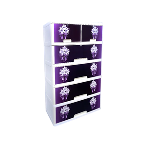 Armario clásico de 6 cajones a precio barato al por mayor, muebles para el hogar de diseño atractivo, armarios de plástico, exportación desde Bangladesh - Product Image 3