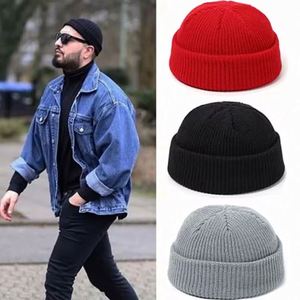 Gorro de Invierno Unisex de Punto Cálido de Color Sólido sin Borde, Gorro de Hip Hop Urbano con Bordado 3D - Product Image 4