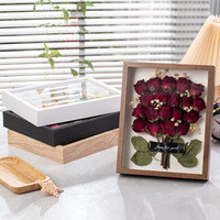 Marco de MDF moderno en stock con hueco profundo para flores secas y recuerdos (3cm / 5cm de profundidad)