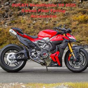Kit de carénage de moto en fibre de carbone sèche 100% OEM 3K pour <span class=keywords><strong>Ducati</strong></span> Panigale V4 <span class=keywords><strong>Street</strong></span> <span class=keywords><strong>Fighter</strong></span> 2021-2025 Pièces en fibre de carbone - Product Image 2