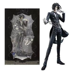 Figurine Manga HESPER 22CM, Statue <span class=keywords><strong>Kuroshitsuji</strong></span> Sebastian Michaelis, Figurine Anime en PVC, Jouets Cadeaux pour Adultes - Product Image 1
