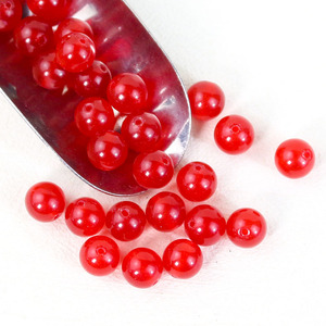 <b>Red</b> Quartzite Imitation Carnelian Beads 6-10Mm Round Loose Beads For Handmade Jewelry DIY <b>Bracelets</b> - Product Image 3