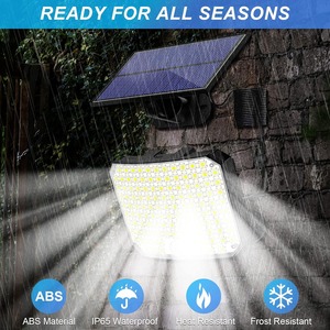Solar <b>Motion</b> <b>Sensor</b> <b>LED</b> Wall Lamp IP65 Waterproof 5000K Daylight 120 Beam Angle Garden Outdoor Security <b>Lighting</b> CE/RoHS - Product Image 5