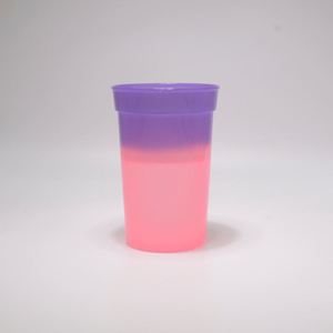 <b>Reusable</b> PP Plastic Stadium <b>Cup</b> Tumbler <b>Lid</b> Straw Direct Drinking 160Z Capacity Dishwasher Safe Customizable Logo for Party - Product Image 1