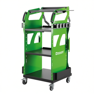Carrito de Herramientas Fasano FG 127V/A Verde con 3 Estantes y Ruedas para Almacenamiento en Taller - Product Image 2
