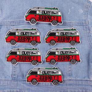 Patchs brodés personnalisés pour vêtements et chapeaux, thème camping en montagne et aventure, à thermocoller, vente en gros - Product Image 3