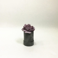 Mini Flower Flannelette Round Single Flower Box Cylinder Gift Box