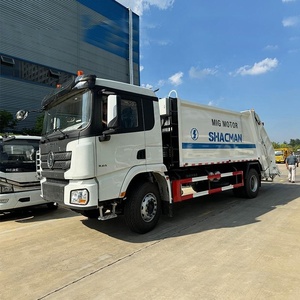 Camion compacteur à chargement arrière SHACMAN X3000 6X4 de qualité commerciale pour l'élimination des déchets industriels et l'assainissement public - Product Image 1