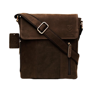 Sac bandoulière unisexe vintage authentique 100 % pur cuir véritable fait main pour tous les jours, modèle J. for London India - Product Image 1