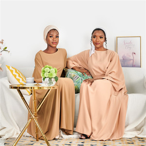 Robes islamiques pour femmes, vêtements de Dubaï, <span class=keywords><strong>Inde</strong></span>, Pakistan, vente en gros de vêtements musulmans pour femme, taille haute, abaya grande taille - Product Image 6