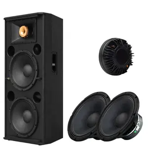 Altoparlanti audio Pro doppio sistema audio dj esterno da 15 pollici altoparlante dj stage ad alta potenza altoparlante audio alla moda