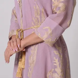 Đầm Dài Thời Trang Mới Nhất Quần Áo Hồi Giáo Hồi Giáo Đầm Abaya Nữ Hồi Giáo Dài Tay Lưới Gợi Cảm