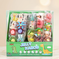 Bonbons gélifiés aux fruits en forme d'animaux de dessin animé pour enfants, collation de printemps pour les fêtes