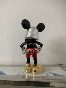 <span class=keywords><strong>Pop</strong></span> Arts Decor Escultura Resina Dólar <span class=keywords><strong>Mickey</strong></span> Escultura Para Home Office Shop Display - Product Image 4