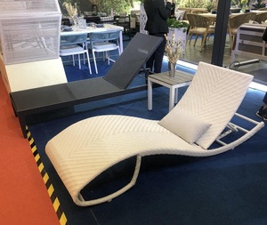 Thiết Kế Mới Nhôm PE Mây Đại Dương Phong Cách Địa Trung Hải Sóng Bãi Biển Chaise Mặt Trời Ngoài Trời Sang Trọng Hồ Bơi Hiện Đại Ghế Phòng Chờ - Product Image 6