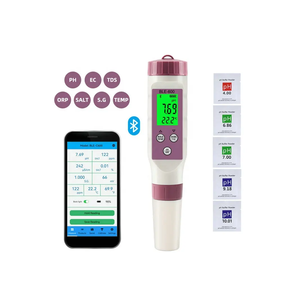 Mais novo portátil 7-em-1 Digital PH/EC/TDS/SALT/S.G./ORP/TEMP Medidor tipo de caneta suporta dente azul Smart App - Product Image 1