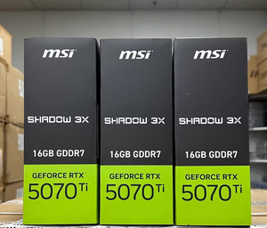 Nouvelle carte graphique M-SI SHADOW RTX 5070 Ti 16 Go GDDR7 3X OC Fan Gaming Workstation Desktop PCIe 4.0 RTX 5070 Ti - Product Image 2